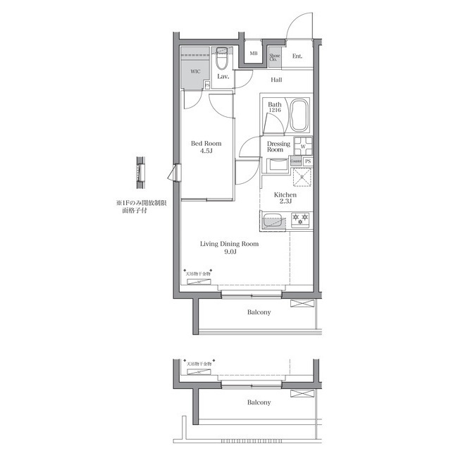 BluRock大鳥居の間取り