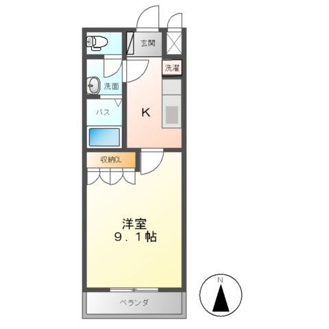 グランドゥールⅡの間取り