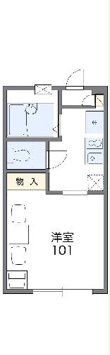 レオパレスベル池上参番館の間取り