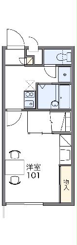 レオパレスズーデングッチの間取り
