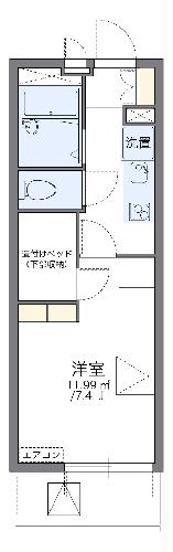 レオパレスVilla偕楽の間取り