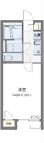 レオネクストネオエスト花園の間取り