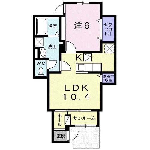 M・アーバンヒルズ府中の間取り