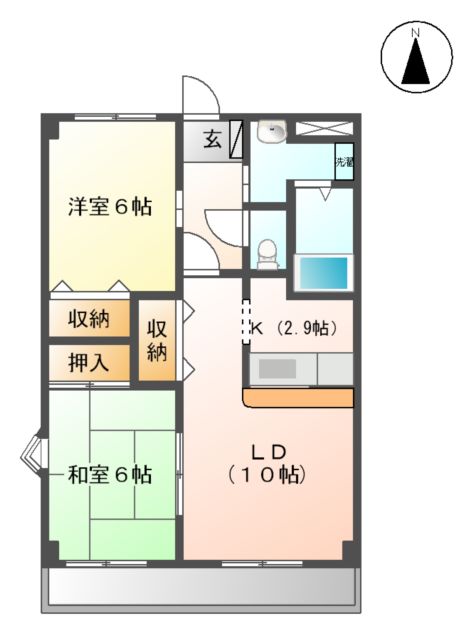 フォレスト高間の間取り