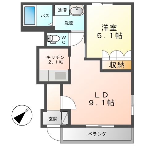 LR(エルアール)の間取り