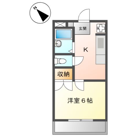 グレースカーサⅢの間取り