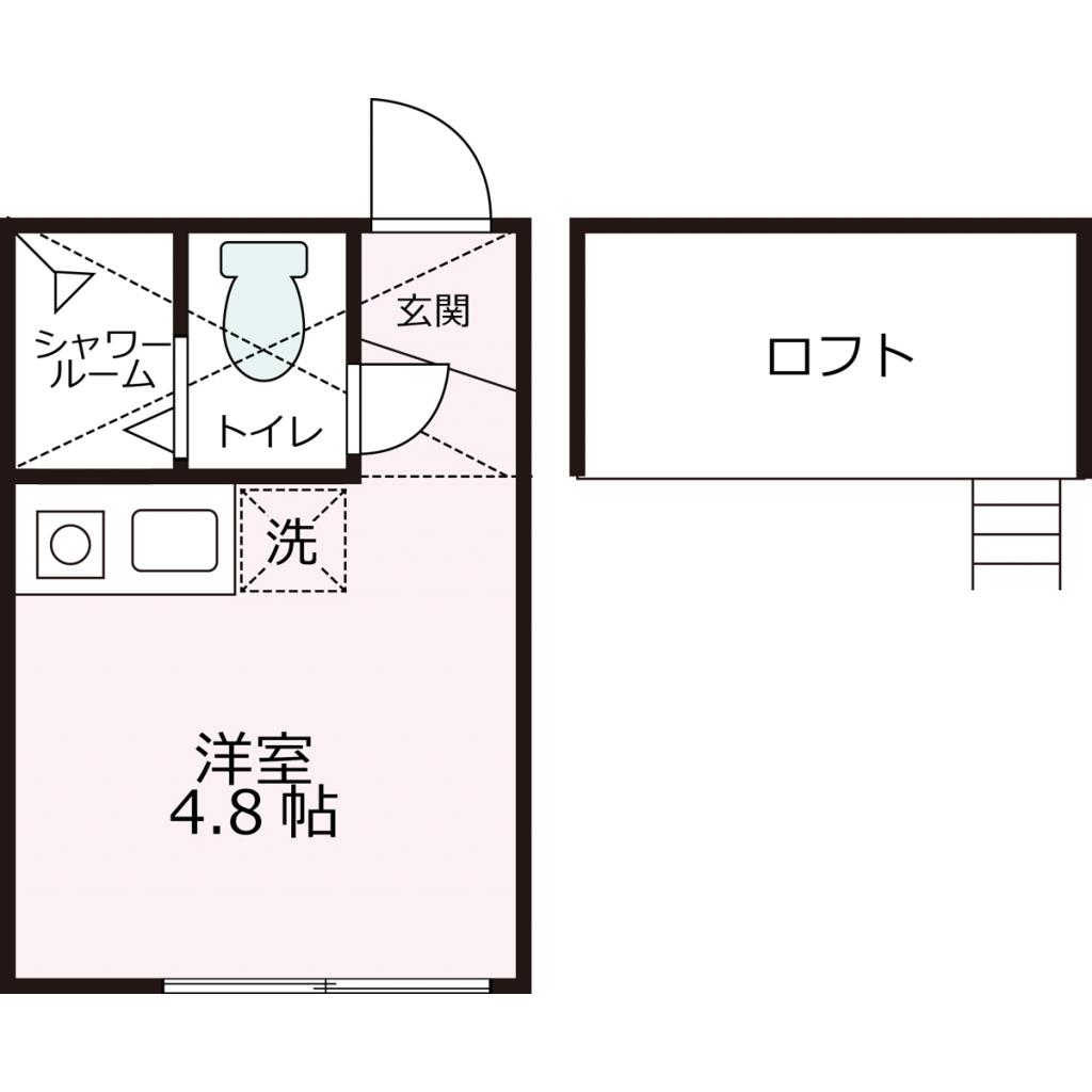 メゾンパル鶴見市場の間取り