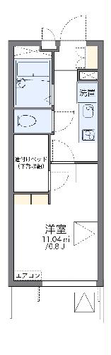 レオパレスＬＯＴＵＳ　ＢＡＳＥの間取り