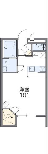 レオパレス雅Ⅱの間取り