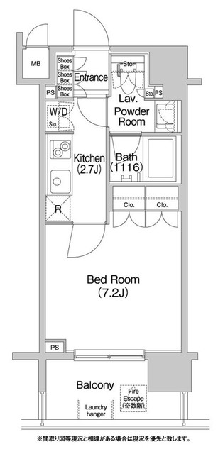コンフォリア神楽坂DEUXの間取り