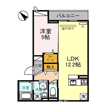 アムール旭の間取り