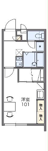 レオパレスうちなーの間取り