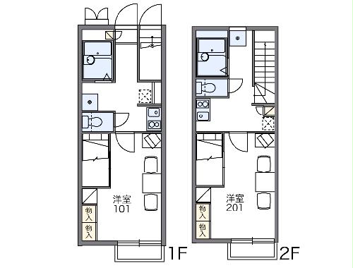 レオパレススミヨシの間取り