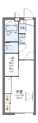レオパレス北巽駅西の間取り