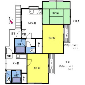 エクセル希望Ⅱの間取り