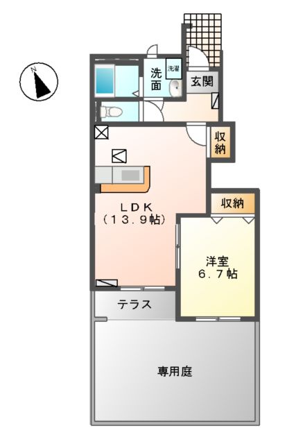 Clochette・A ~クロシェット・A~の間取り