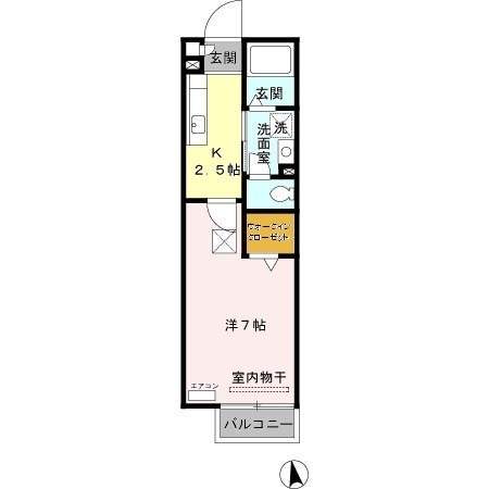 ポートウエストAの間取り