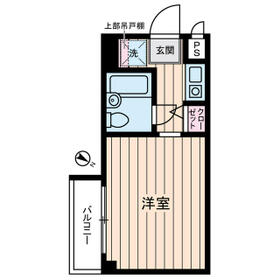 豊町中央コーポの間取り