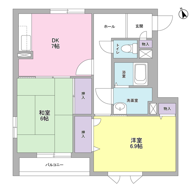パラシオンMの間取り