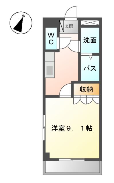 クレア トミーの間取り