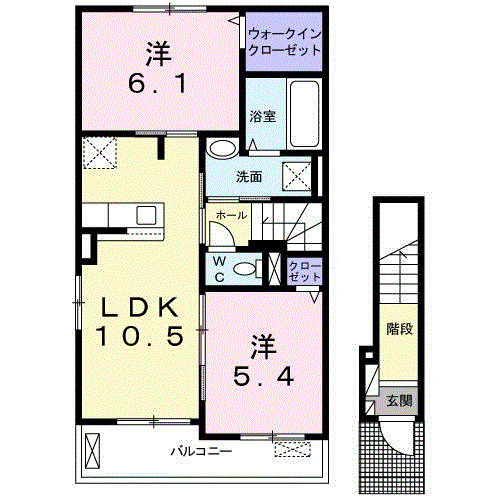 ビレッジヒル XⅢの間取り