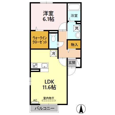 ハイツ春陽 森末の間取り