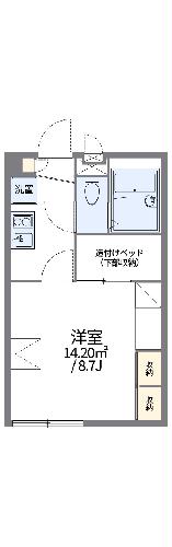 レオパレスプラチナの間取り
