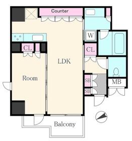 ジオ四谷三栄町の間取り