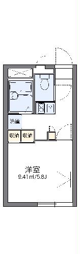 レオパレス若夏の間取り