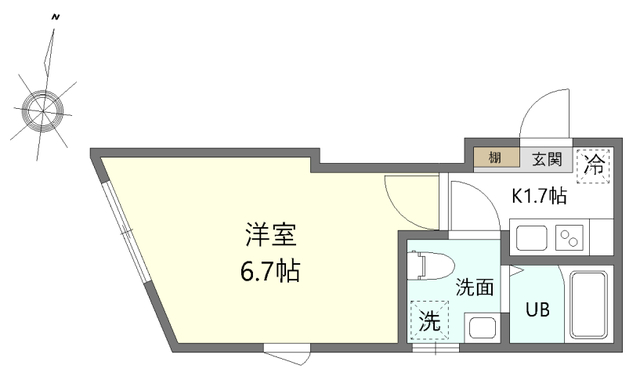 チャムフィールド堀切菖蒲園の間取り
