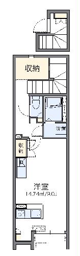 レオネクストミントの間取り