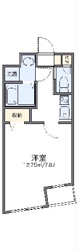 レオパレスエクセルカーサ平和台の間取り