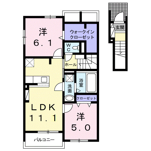 セゾン・オージュの間取り