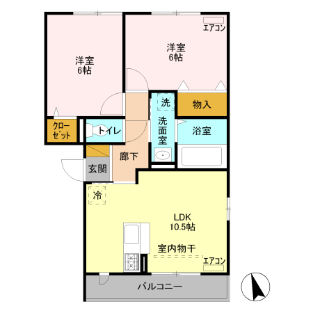 ラフェリアの間取り