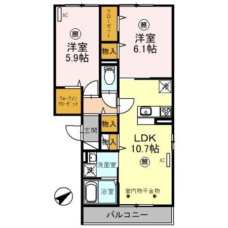 エーデルハイムⅢの間取り