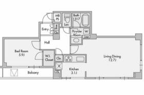 プライムアーバン赤坂の間取り