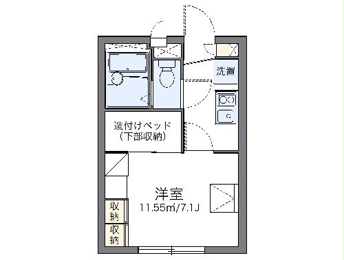 レオパレス松尾の間取り