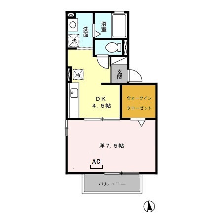 ミュータウン Aの間取り