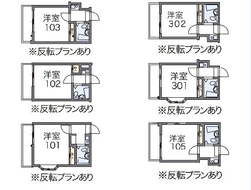 レオパレス春吉の間取り