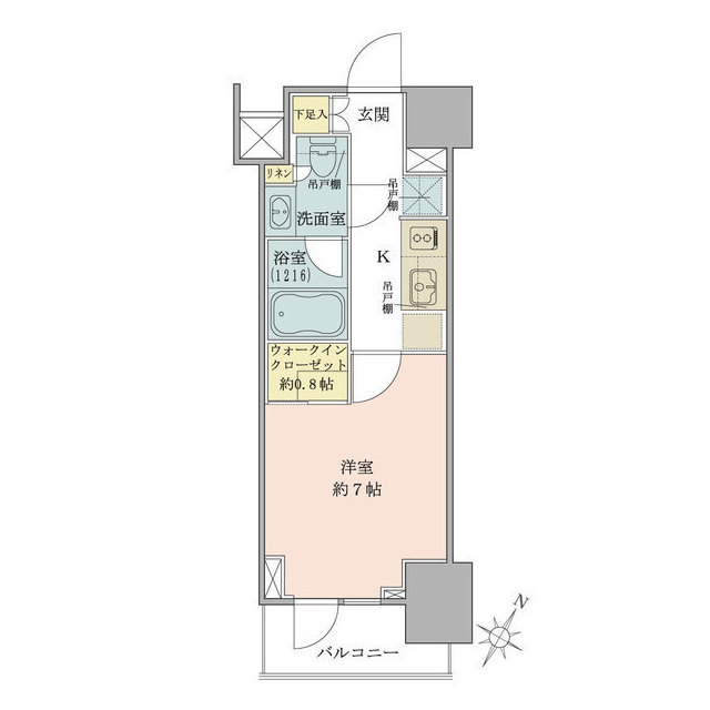 ザ・パークワンズ品川戸越の間取り