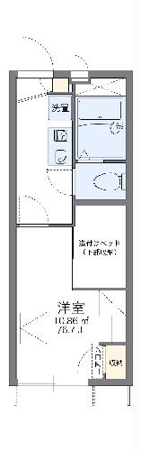 レオパレス里ノ前・103号室の間取り