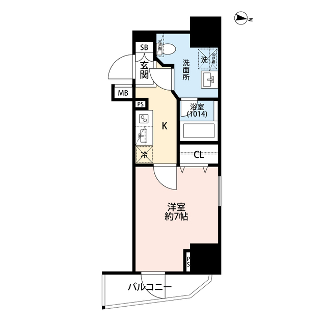 プレール・ドゥーク大森町の間取り