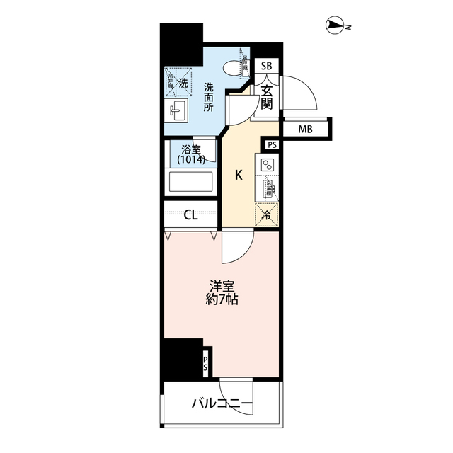 プレール・ドゥーク大森町の間取り