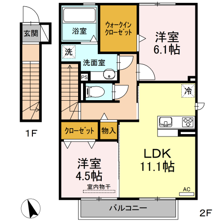 天神山ヒルズの間取り