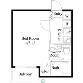 ソレイユ糀谷・0202号室の間取り