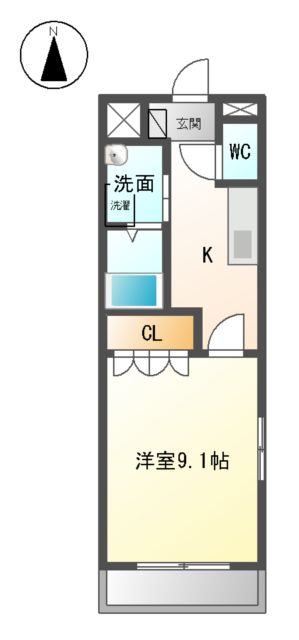 フルールムーランの間取り