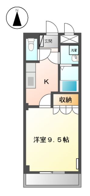 プレサス天神の間取り