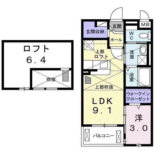 ベル エトワールの間取り