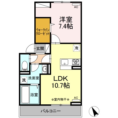 グランテラス紫塚 Ⅱの間取り