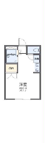 レオパレス西向日の間取り